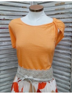 CAMISETA LISA NARANJA UNA... 2